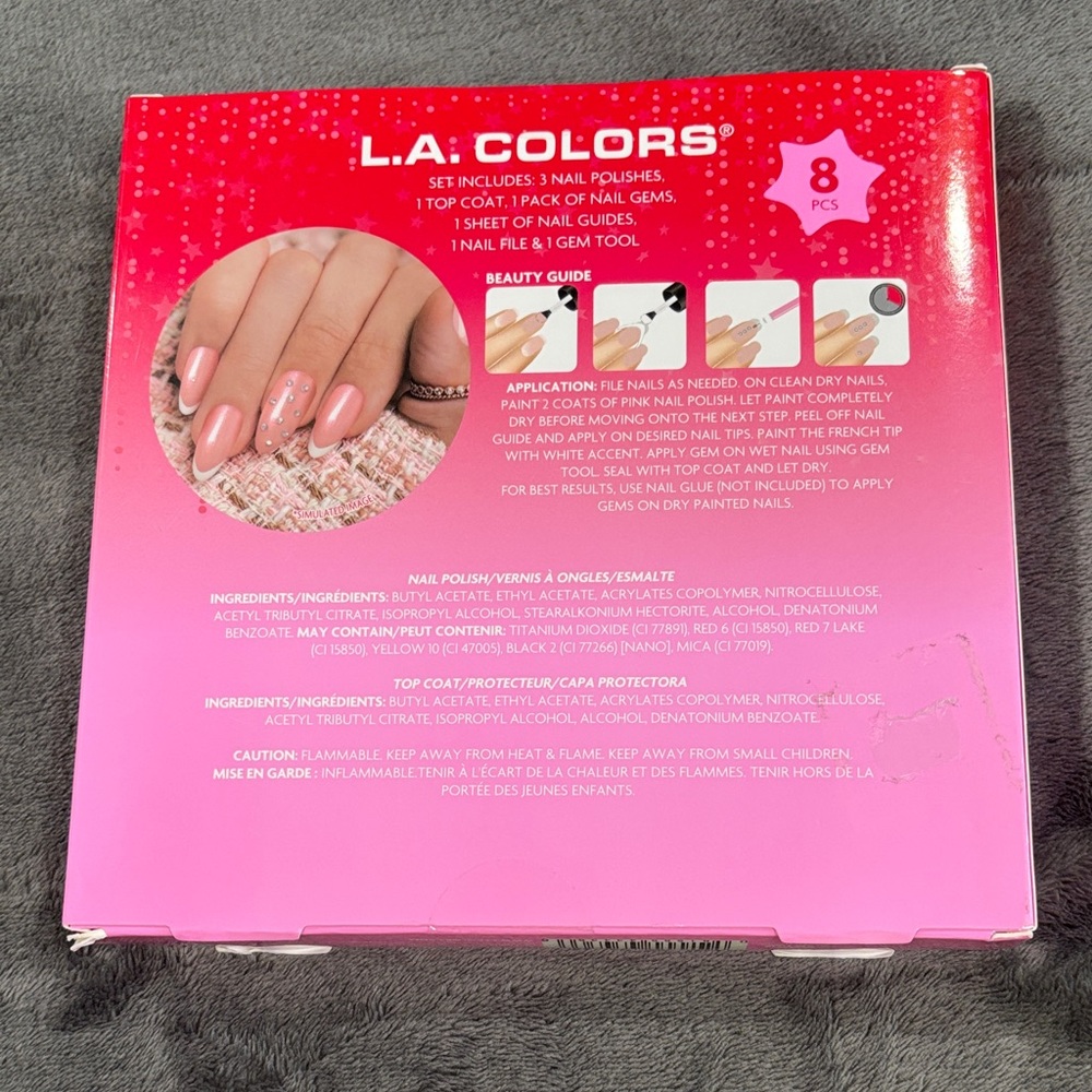 ❌sold❌Bundle L.A. Colors Dream Gleam Up your French Tips & Refresh Body Butter - Picture 3 of 8